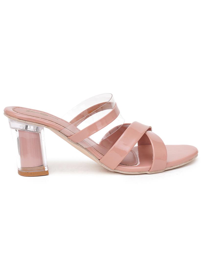 women slip on block heel sandal - 20160229 - Standard Image - 2