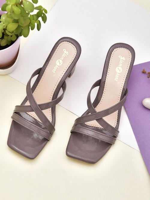women slip on block heel sandal - 20160254 -  Standard Image - 0