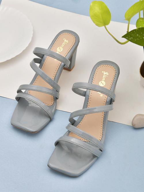 women slip on block heel sandal - 20160256 -  Standard Image - 0