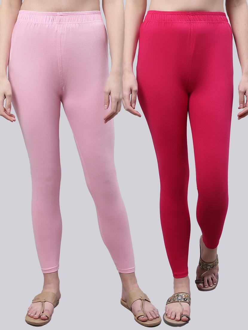 pack of 2 solid leggings - 20160388 - Zoom Image - 0