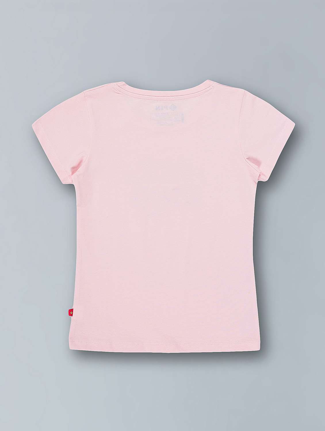 girls crew neck printed regular tee - 20162272 - Standard Image - 2