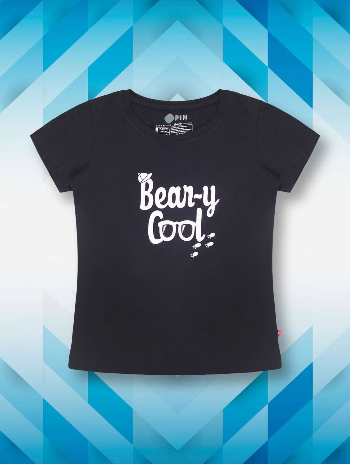 girls crew neck printed regular tee