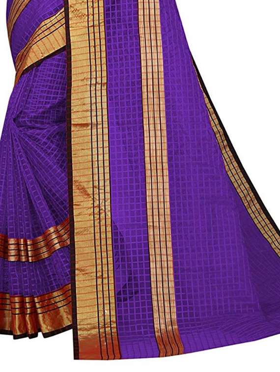women's self design purple colored saree with blouse - 20163197 -  Standard Image - 2