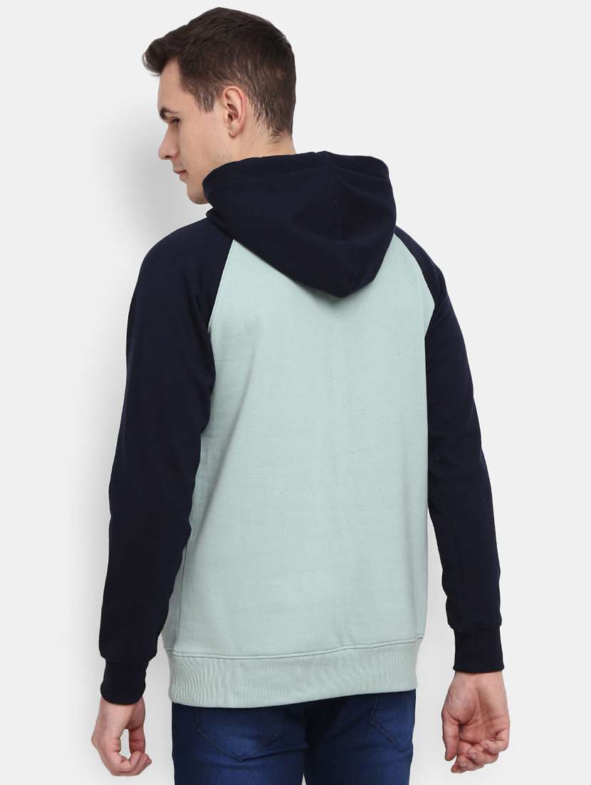 mens color block sweatshirt - 20163863 - Standard Image - 2