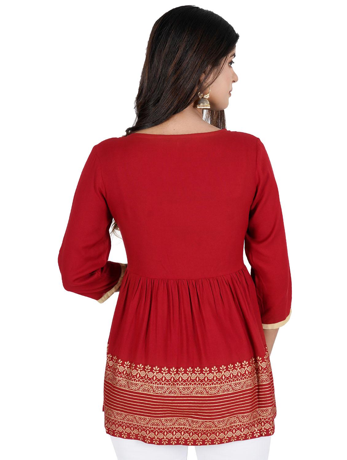 women solid regular tunic - 20163980 - Standard Image - 2