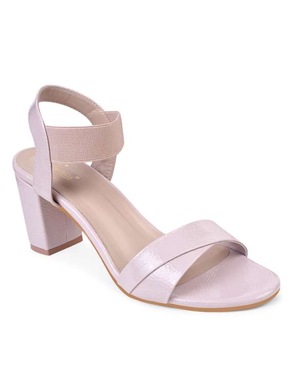 peach ankle strap sandal