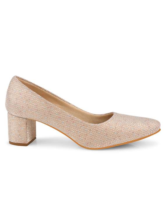 women gold slip on pump - 20165242 -  Standard Image - 2