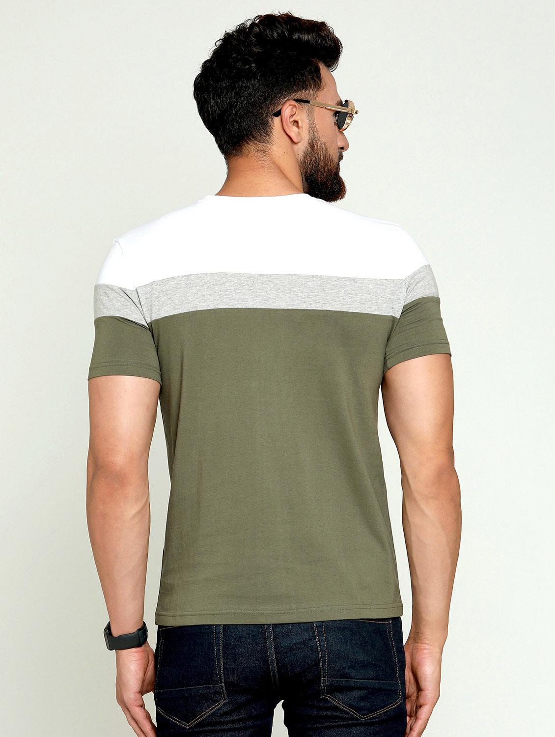 pack of 2 color block regular t-shirt - 20165252 - Standard Image - 2