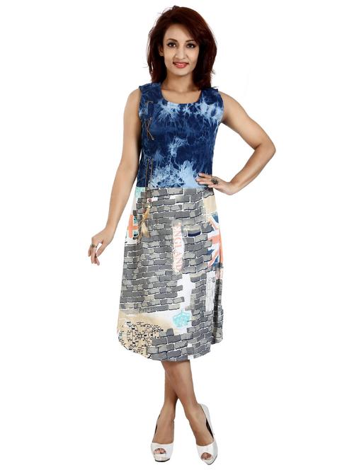 women's fit & flare dress - 20166392 - Standard Image - 0