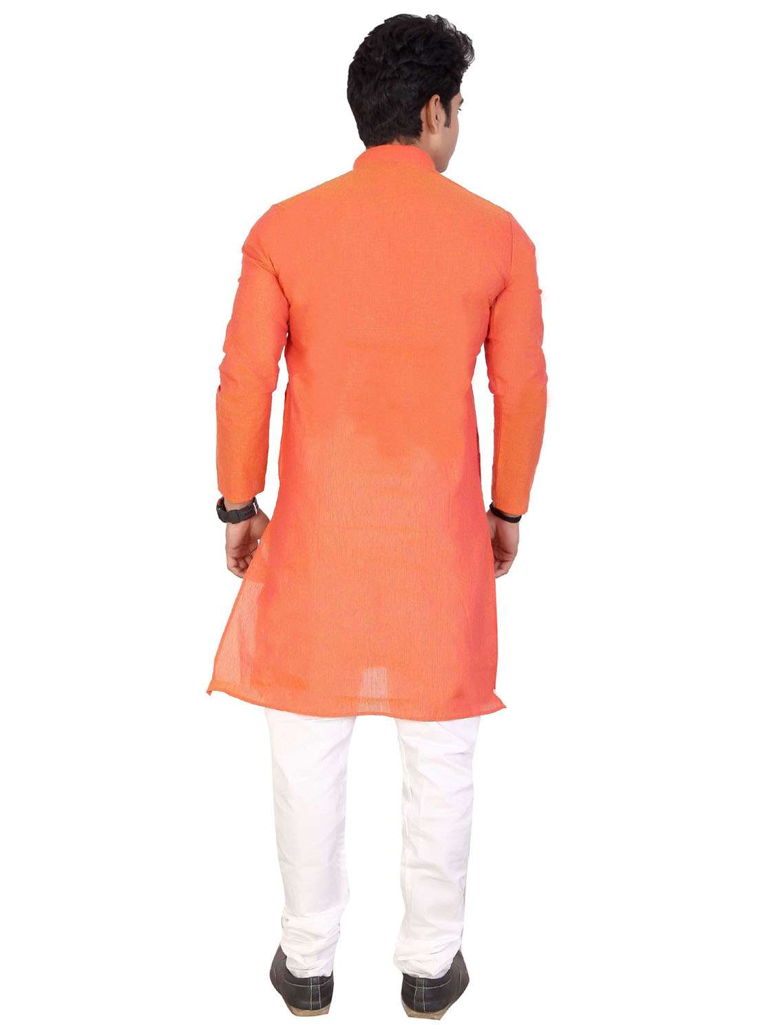 Men's Solid Cotton Kurta Pyjama Ethnic Wear Set