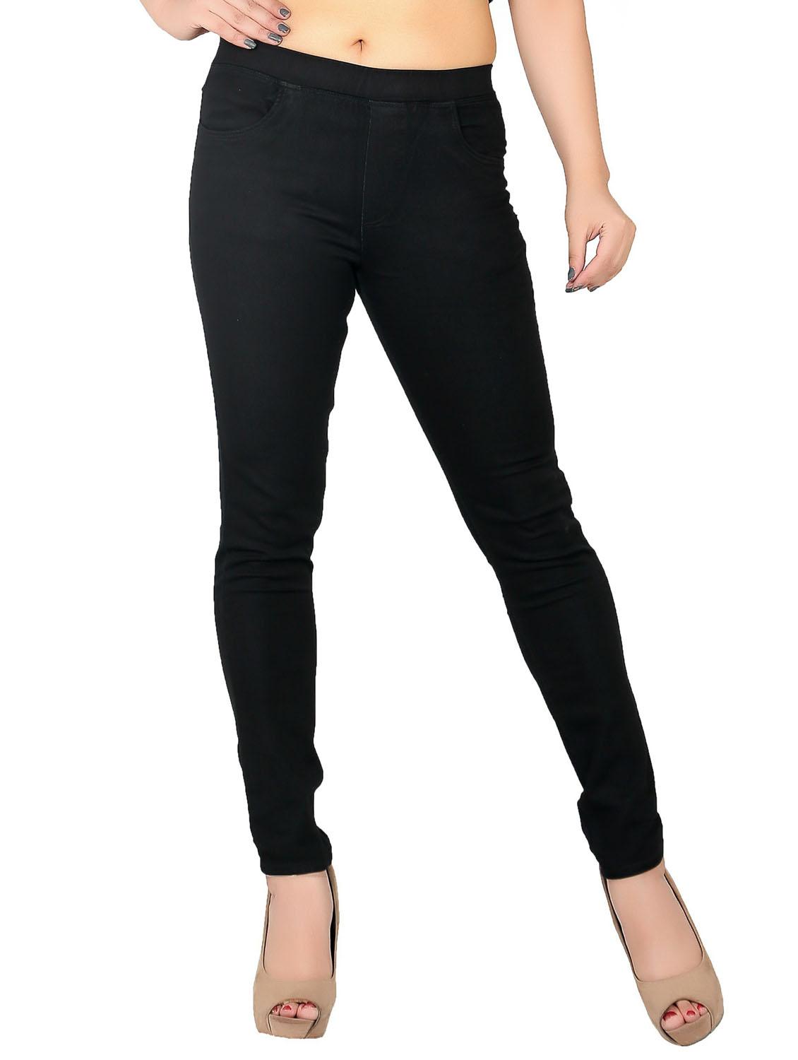 black solids mid rise jeggings - 20166537 - Zoom Image - 0