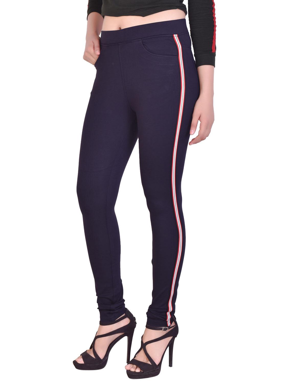 dark blue solid jegging - 20166604 - Standard Image - 2