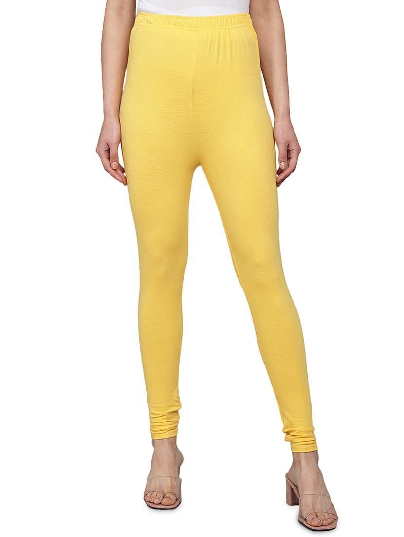 soft colors women's skinny fit ethnic wear churidar leggings