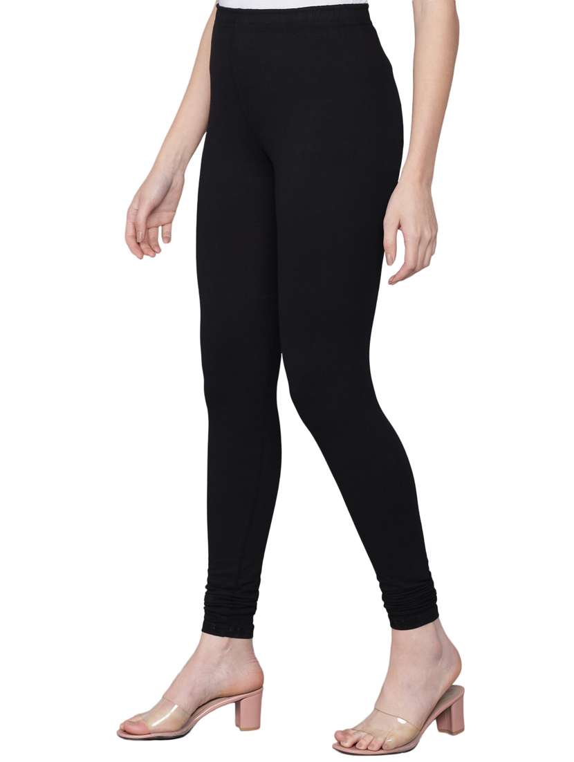 soft colors women's skinny fit ethnic wear churidar leggings - 20166649 - Standard Image - 2