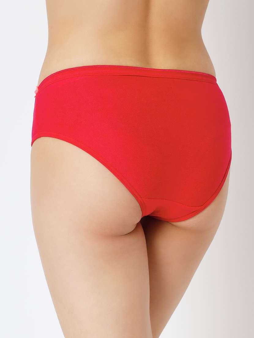 pink cotton blend hipster panty - 20167378 -  Standard Image - 2