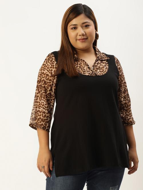 women's a line collared top - 20167525 -  Standard Image - 0