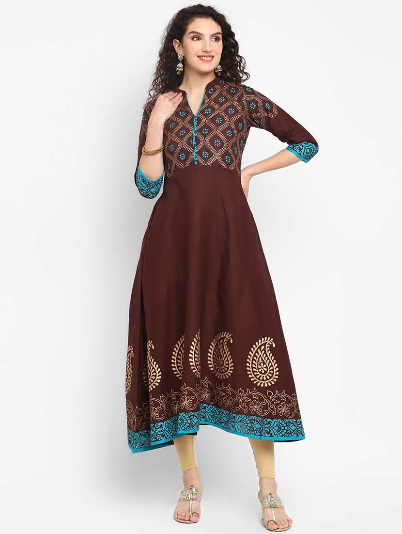 women's flared kurta