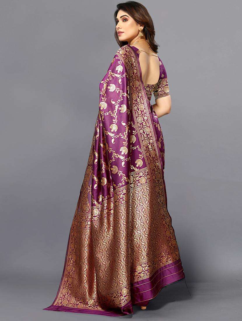 women's banarasi saree with blouse - 20168598 -  Standard Image - 2