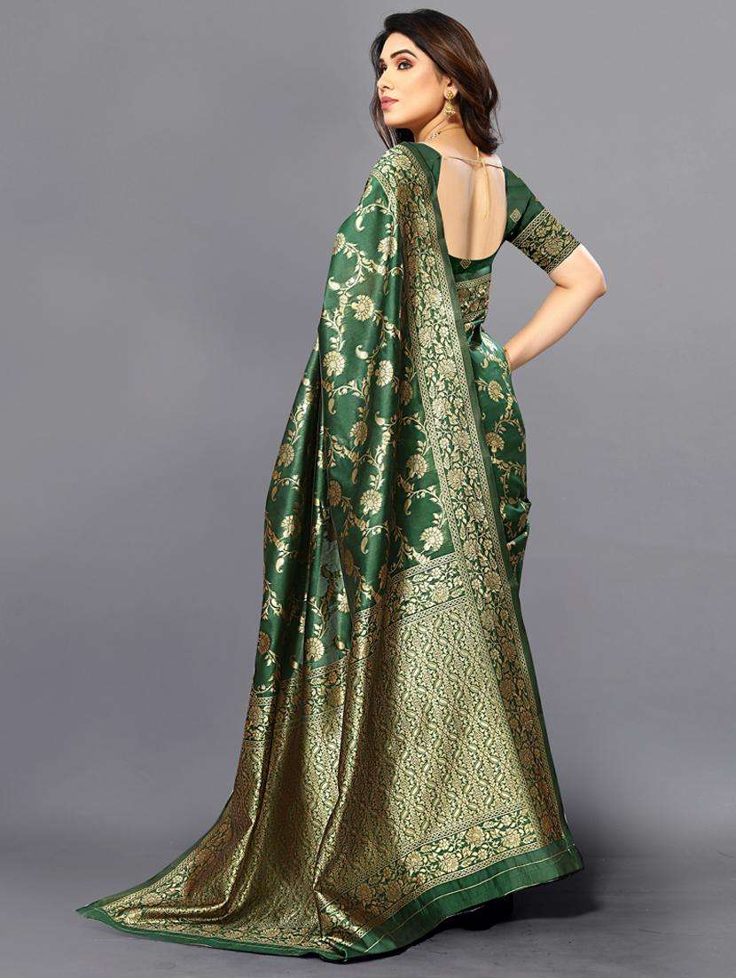 women's banarasi saree with blouse - 20168641 -  Standard Image - 2