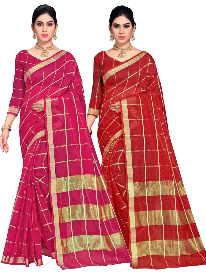 women's saree combo with blouse