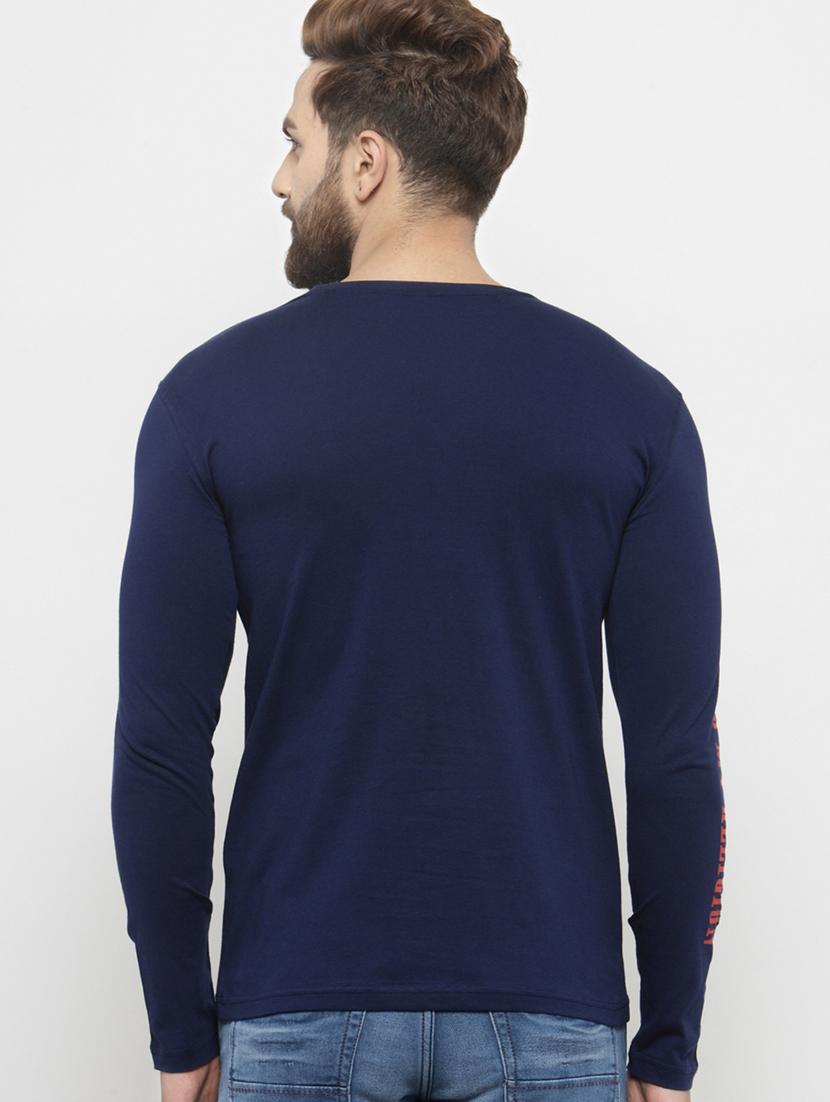 round neck printed regular t-shirt - 20169709 - Standard Image - 2