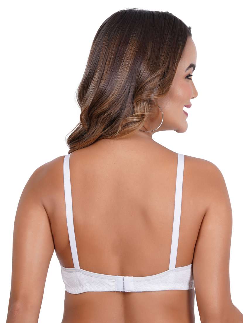 pack of 3 solid multi colored bra - 20170969 -  Standard Image - 2