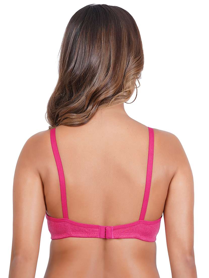 pack of 4 solid multi colored bra - 20170986 -  Standard Image - 2