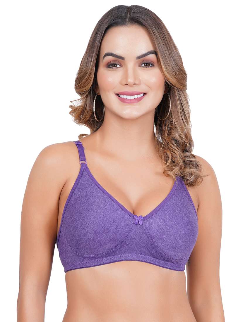 pack of 4 solid multi colored bra - 20170986 -  Standard Image - 7