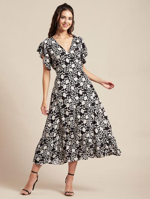 women's ruffle floral dress - 20171101 -  Standard Image - 0