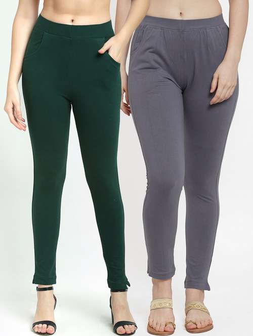 pack of 2 solid leggings