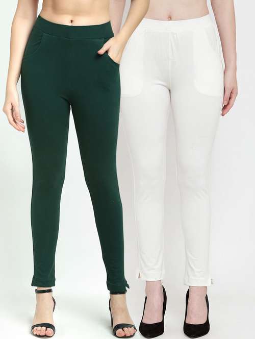 Pack Of 2 Solid Leggings