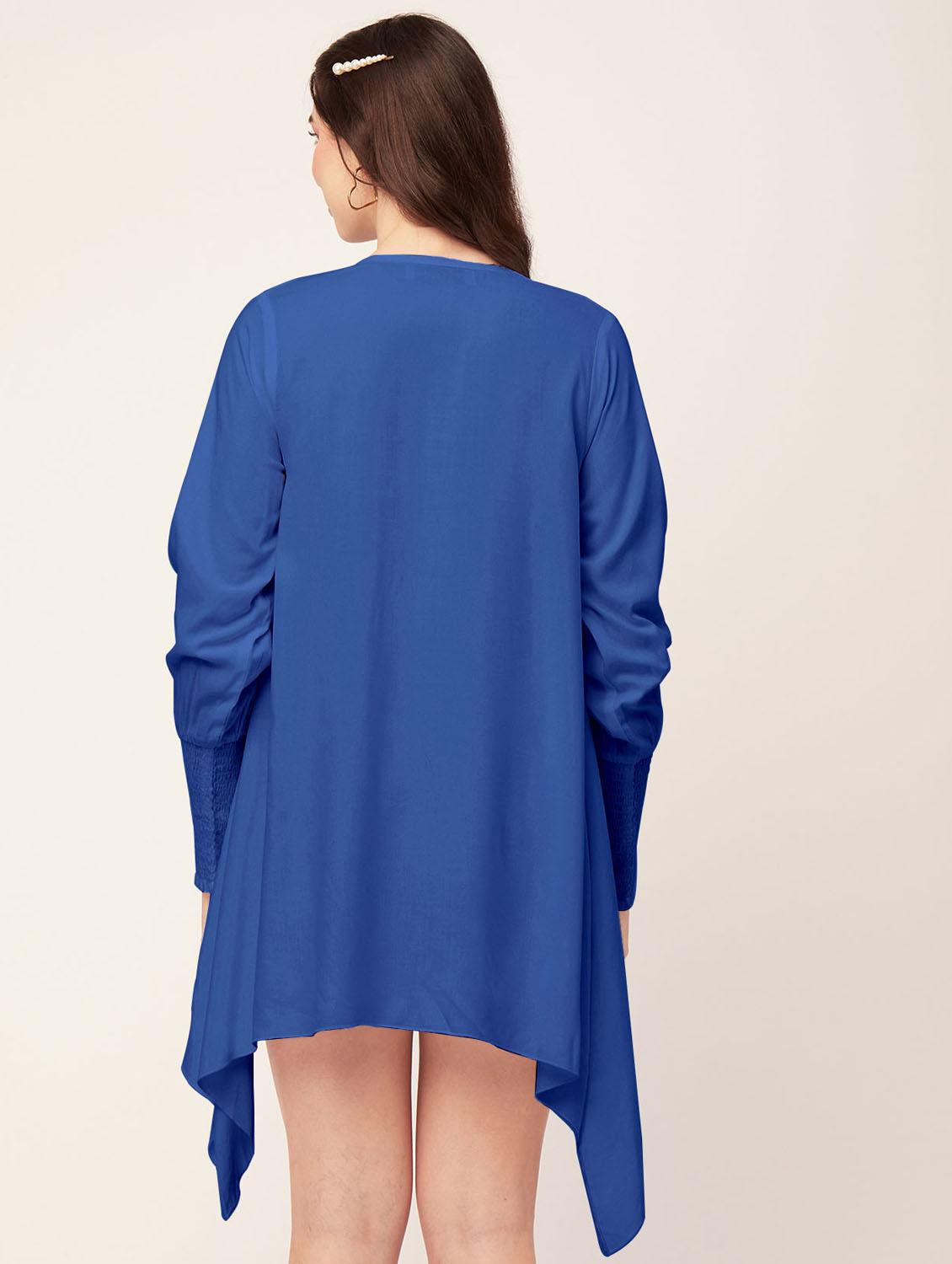 women's asymmetric solid dress - 20171721 - Standard Image - 2