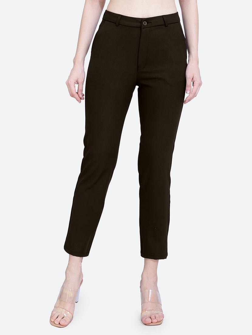 women solid tailored trouser - 20171826 - Zoom Image - 0