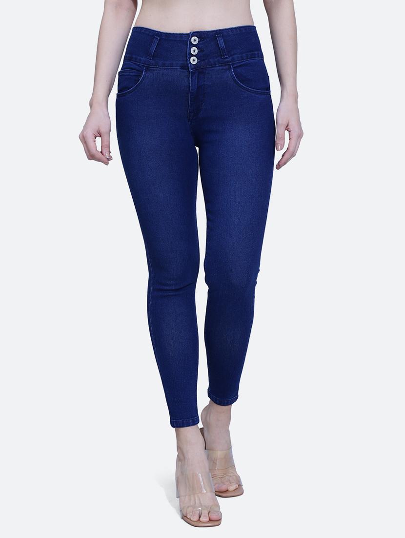 women's plain skinny fit jeans - 20173612 -  Zoom Image - 0