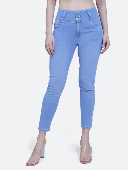 women's plain skinny fit jeans - 20173613 -  Standard Image - 0