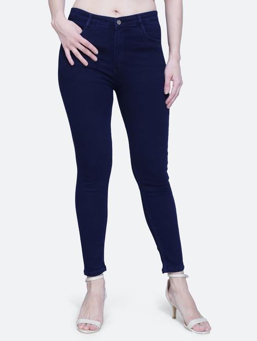 women's plain slim fit jeans - 20173619 - Standard Image - 0