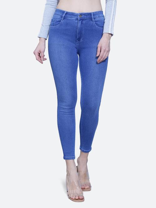 women's plain skinny fit jeans - 20173620 -  Standard Image - 0