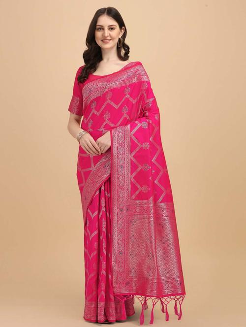 women's banarasi saree with blouse - 20175482 -  Standard Image - 0