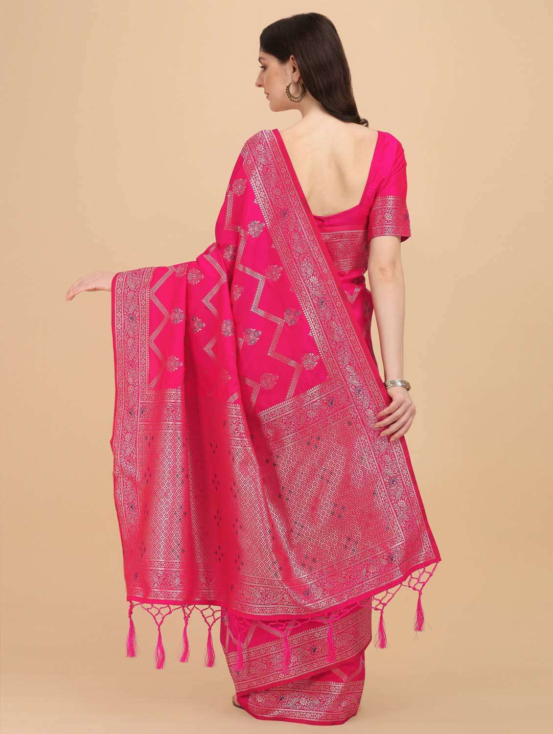 women's banarasi saree with blouse - 20175488 -  Standard Image - 2