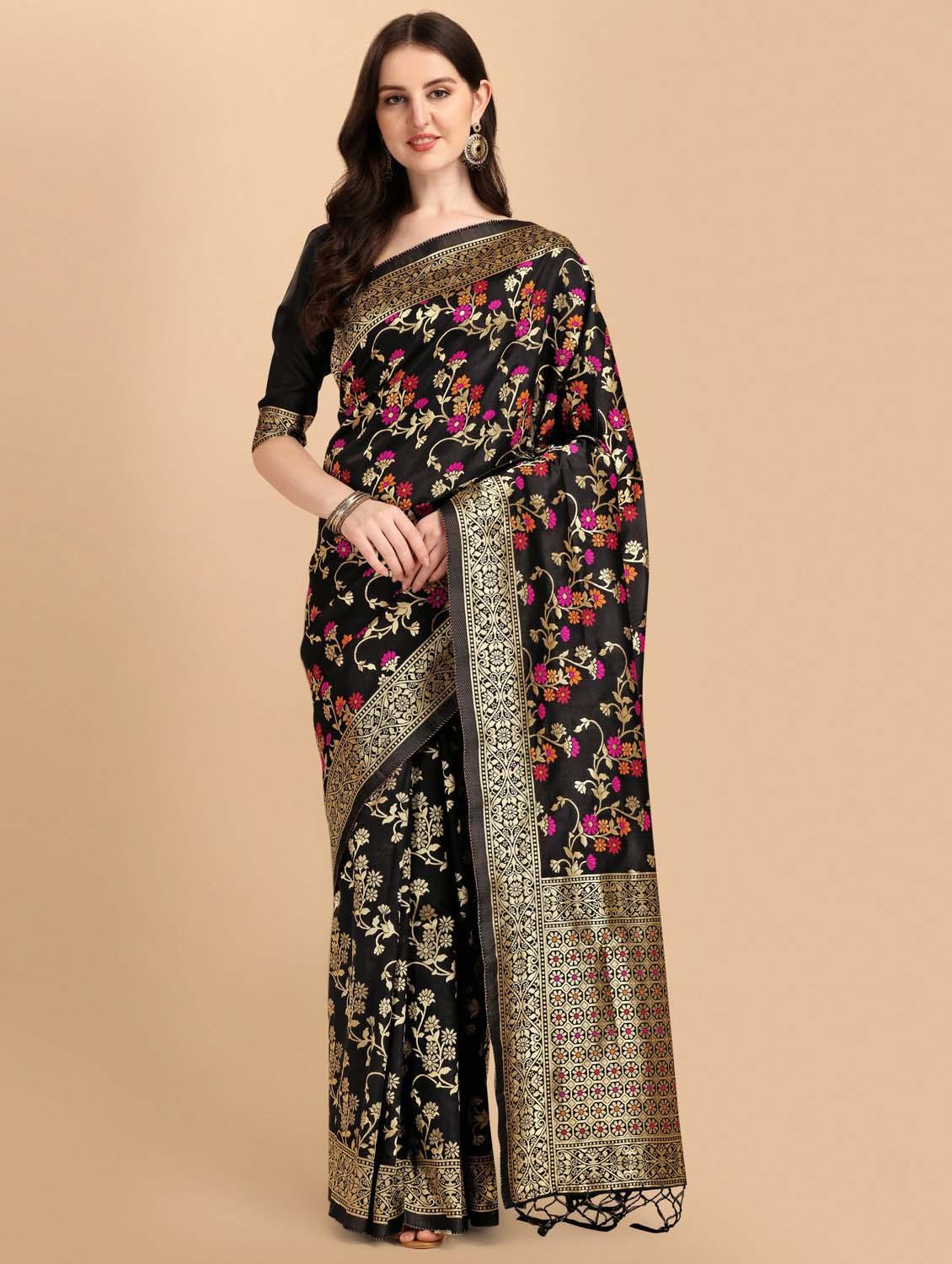 women's banarasi saree with blouse - 20175573 - Zoom Image - 0