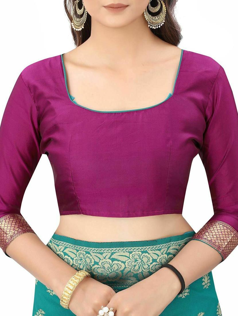 women's banarasi saree with blouse - 20175594 - Standard Image - 2