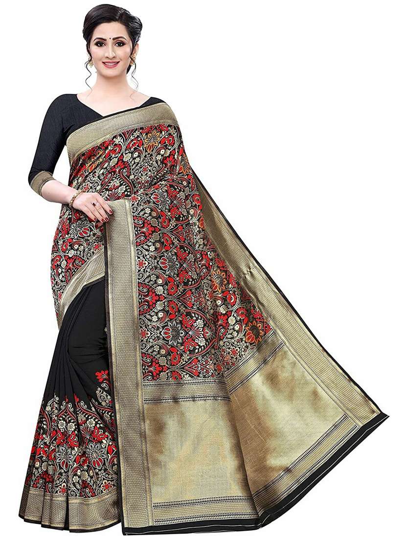 women's banarasi saree with blouse