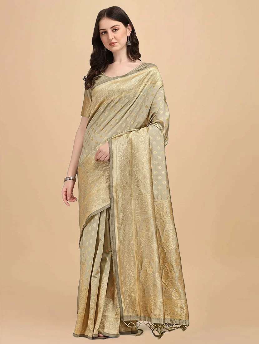 women's banarasi saree with blouse - 20175637 - Zoom Image - 0