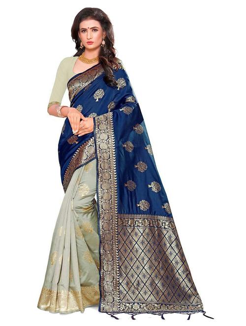 women's banarasi saree with blouse - 20175656 -  Standard Image - 0