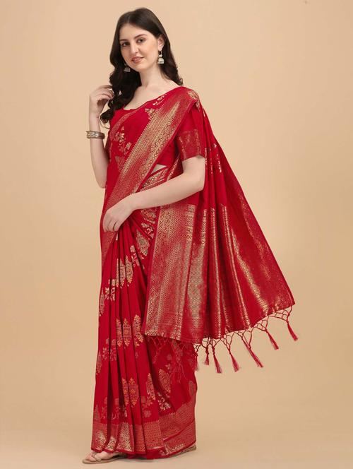 women self design banarasi saree with blouse - 20175697 -  Standard Image - 0