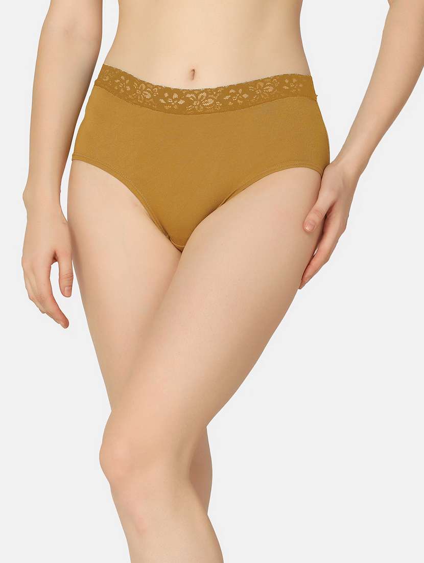 pack of 2 solid mid rise hipster full coverage panty - 20178439 - Standard Image - 2