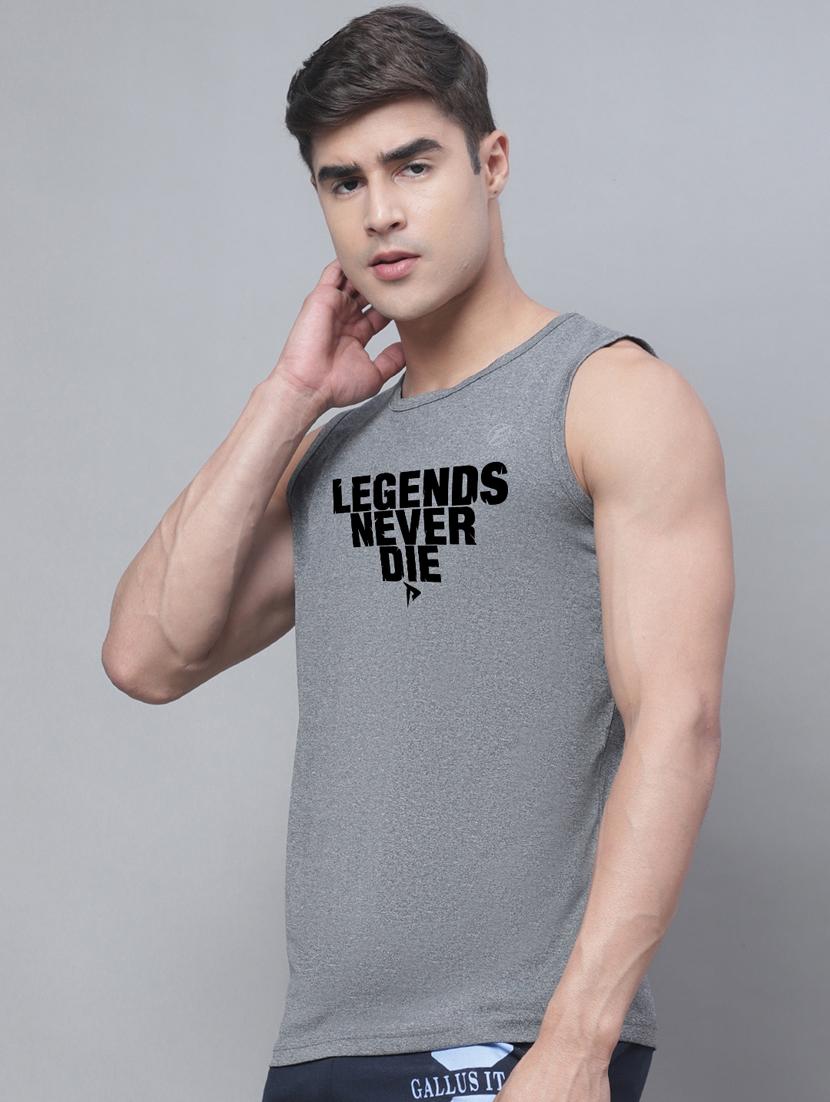 round neck printed vest - 20178513 - Standard Image - 2