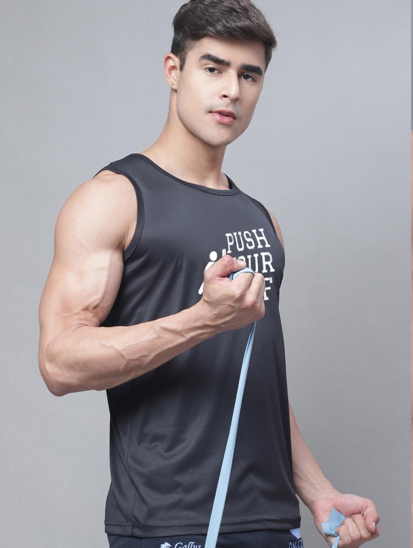 round neck printed vest - 20178520 - Standard Image - 2