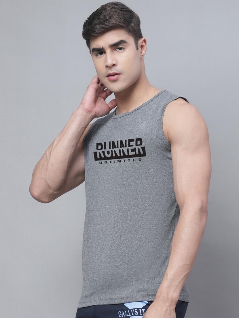 round neck printed vest - 20178527 - Standard Image - 2