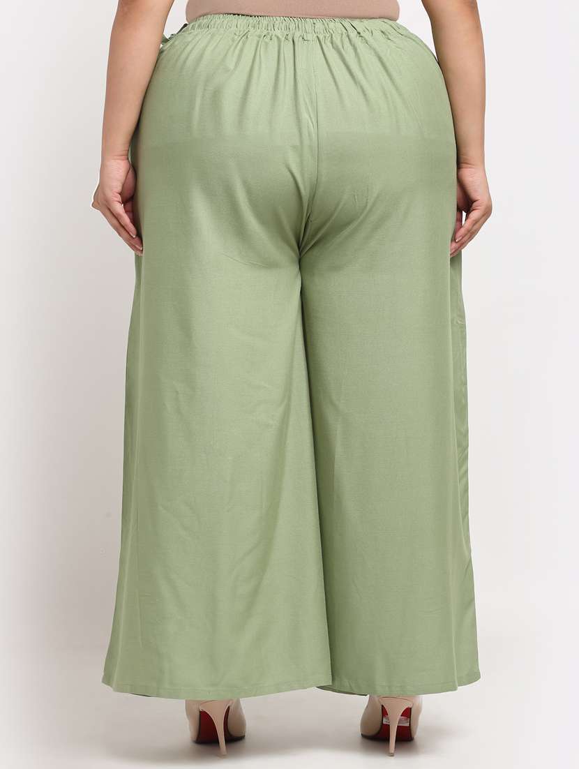 pack of 2 solid flared palazzo - 20179073 -  Standard Image - 2